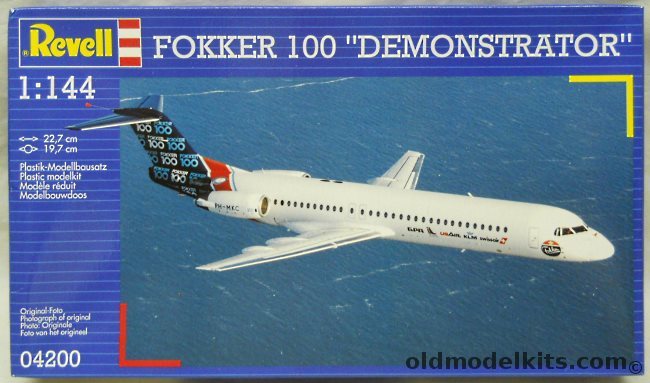 Revell 1/144 Fokker 100 - Demonstrator, 04200 plastic model kit